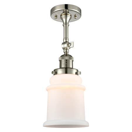 INNOVATIONS LIGHTING One Light Semi-Flush Mount 201F-PN-G181